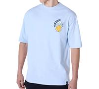 New Era MLB New York Yankees MLB Food Graphic - Camiseta de gran tamaño para hombre, azul claro, M