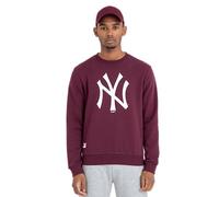 New Era NOS MLB Regular Crew Neck NEYYAN MRNWHI Sudadera, Hombre, Púrpura Oscuro, L