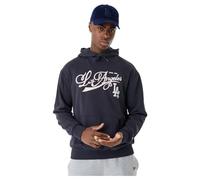 New Era - MLB Retro GRPHC OS Hoody LOSDOD NVYWHI LOS Angeles Dodgers, Sudadera con Capucha Masculino,
