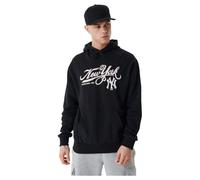 New Era - MLB Retro GRPHC OS Hoody NEYYAN BLKWHI York Yankees, Sudadera con Capucha Masculino,