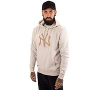 New Era MLB York Yankees Sudadera con Capucha Unisex Beige Claro S