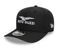 New Era Moto Guzzi - Gorra de béisbol, logotipo 9SEVENTY Core, negro, cierre elástico ajustable, Negro, Talla única