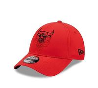 New Era NBA 9FORTY - Gorra con Logotipo de Chicago Bulls Stacked en Color Rojo