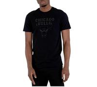 Camiseta New Era NBA Regular Chicago Bulls Negro Hombre S