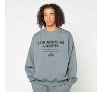 new era NBA Linear Graphic Boxy Crew Los Angeles Lakers gris S