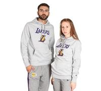 New Era Sudadera NBA Regular Los Angeles Lakers Hombre Gris moteado L