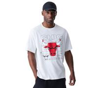 New Era NBA Outline Grphc Oversize Chicago Bulls Short Sleeve T-Shirt L