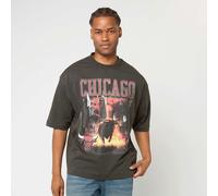 new era NBA Washed Graphic Tee Chicago Bulls gris M