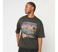 new era NBA Washed Graphic Tee Los Angeles Lakers gris S