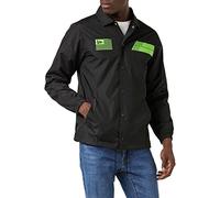 New Era Ne Coaches Jacket Grs Chaqueta, Hombre, Black, S