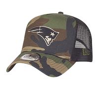 New Era New England Patriots Gorra de camionero ajustable, estampado de camuflaje