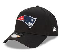 New Era New England Patriots NFL Evergreen Negro Gorra Ajustable del Modelo 9Forty A-Frame