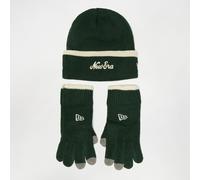 new era New Era Script Beanie Set blk/ofw verde ONE SIZE