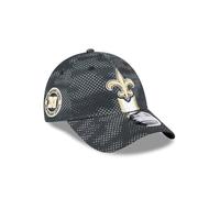 New Era New Orleans Saints NFL 2024 Sideline Negro 9Forty Gorra Stretch Snapback Ajustable