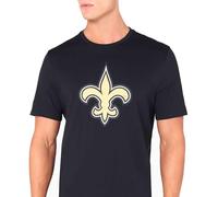 New Era NFL New Orleans Saints Camiseta para Hombre y Mujer, Negro, XL