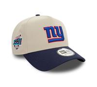 New Era New York Giants NFL Gorra de Camionero Ajustable Sombrero Logotipo del Equipo Superbowl Fútbol Americano Beige Azul