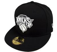 New Era New York Knicks NBA Negro Blanco 59Fifty Fitted Cap Edición Limitada