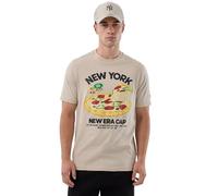 New Era New York Pizza Graphic Camiseta Beige, beige, XXL