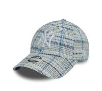 New Era New York Yankees 9Forty Gorra Tweed Chica Mujer Cierre Ajustable béisbol Azul