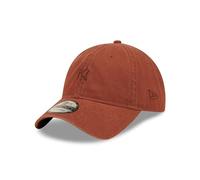 New Era New York Yankees 9Twenty Gorra MLB béisbol Mini Logotipo NY Tonal Sombrero Ajustable desestructurada marrón