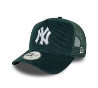 New Era New York Yankees Cord A-Frame Trucker Cap Verde Oscuro