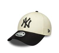New Era New York Yankees Faux Suede 9Forty Mujer Gorra Beige/Negro