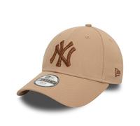 New Era New York Yankees Gorra de béisbol niños Chico Chica Logo metálico NY Sombrero Ajustable Beige