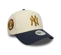 New Era New York Yankees Gorra E-Frame World Series Sidepatch Beige Azul