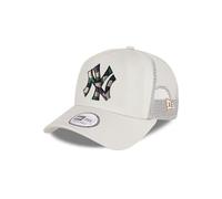 New Era New York Yankees MLB Camouflage Infill Beige 9Forty A-Frame Gorra de Camionero Ajustable