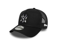 New Era New York Yankees MLB Camouflage Infill Negro 9Forty A-Frame Gorra de Camionero Ajustable