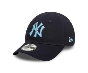 New Era New York Yankees MLB Gorra para niños pequeños Ajustable Logotipo del Equipo Sombrero niño niña Azul
