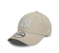 New Era New York Yankees MLB League Essential Beige Blanco 9Forty Gorra Ajustable