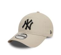 New Era New York Yankees MLB League Essential Beige Negro 9Twenty Gorra Ajustable