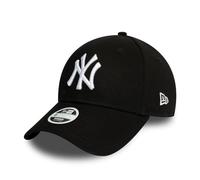 New Era Gorra 9Forty New York Yankees MLB League Essential Negra Ajustable para mujer