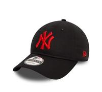 New Era New York Yankees MLB League Essential Negro Rojo 9Twenty Gorra Ajustable