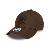 New Era New York Yankees MLB League Essential Tonal Marrón 9Forty Gorra Ajustable para Mujer