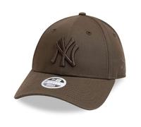 New Era New York Yankees MLB League Essential Tonal Marrón 9Forty Gorra Ajustable para Mujer