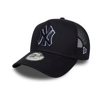 New Era New York Yankees MLB Outline E-Frame Gorra de Camionero Azul Marino