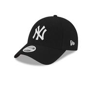 New Era New York Yankees MLB Pana Negro 9Forty Gorra Ajustable para Mujer