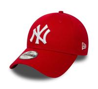 New Era 9FORTY - Gorra unisex para niños, color rojo / blanco, talla Joven ( Youth)