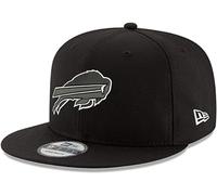 New Era NFL 9FIFTY Gorra Ajustable de Color Blanco y Negro, Talla única, Buffalo Bills, Talla única