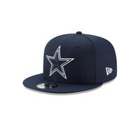 New Era NFL 9FIFTY - Gorra Ajustable de Color del Equipo, Talla única, Dallas Cowboys - Azul Marino, Talla única