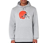 New Era Cleveland Browns NFL Team Logo Hoody Gris Sudadera con Capucha