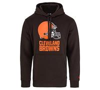 New Era - NFL Cleveland Browns Team Logo Hoodie Sudadera con Capucha - Marrón Color Marrón, Tamaño M