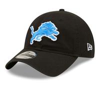 New Era NFL Core Classic 9TWENTY - Gorra Ajustable de Color del Equipo, Talla única, Detroit Lions - Negro, Talla única