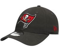 New Era NFL Core Classic 9TWENTY - Gorra ajustable de color del equipo, talla única, Tampa Bay Buccaneers - Gris peltre, talla única
