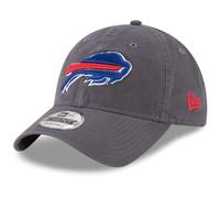 New Era NFL Core Classic 9TWENTY - Gorra Ajustable de Grafito, Talla única, Buffalo Bills, Talla única