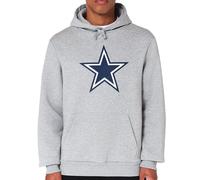 New Era NFL Dallas Cowboys Sudadera con Capucha Unisex, Gris, XL