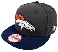 New Era NFL Denver Broncos Grafito Snapback Cap S M 9fifty Edición Limitada