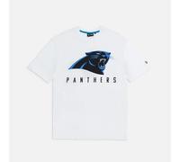 New Era NFL Games - Camiseta de Gran tamaño con Eslogan de Carolina Panthers, Color Blanco